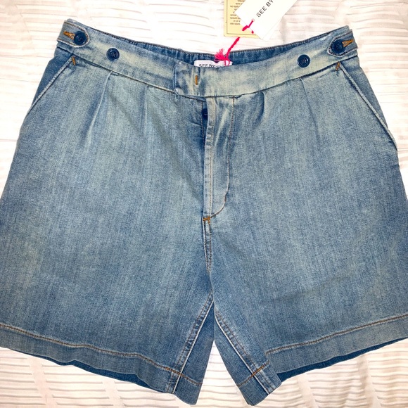 See by Chloé Jean Shorts - Picture 1 of 5